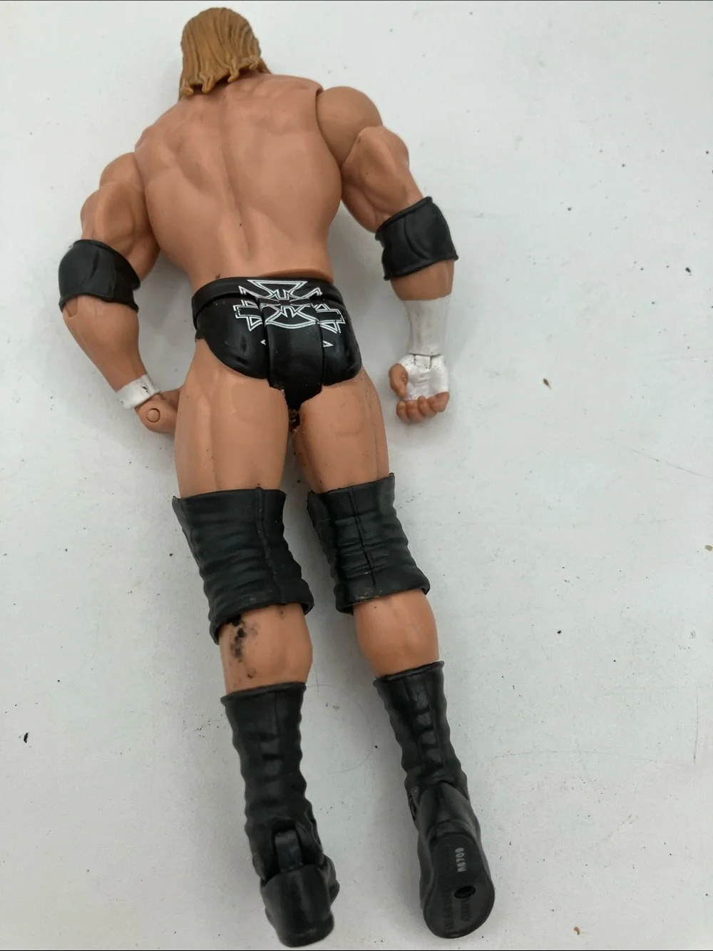 WWE Action Figure - Black and Tan Wrestler